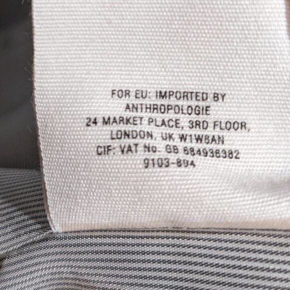 Cartonnier | Anthropologie Provision Imports Women's 3 Button Navy Blazer Size 2 - Picture 8 of 8